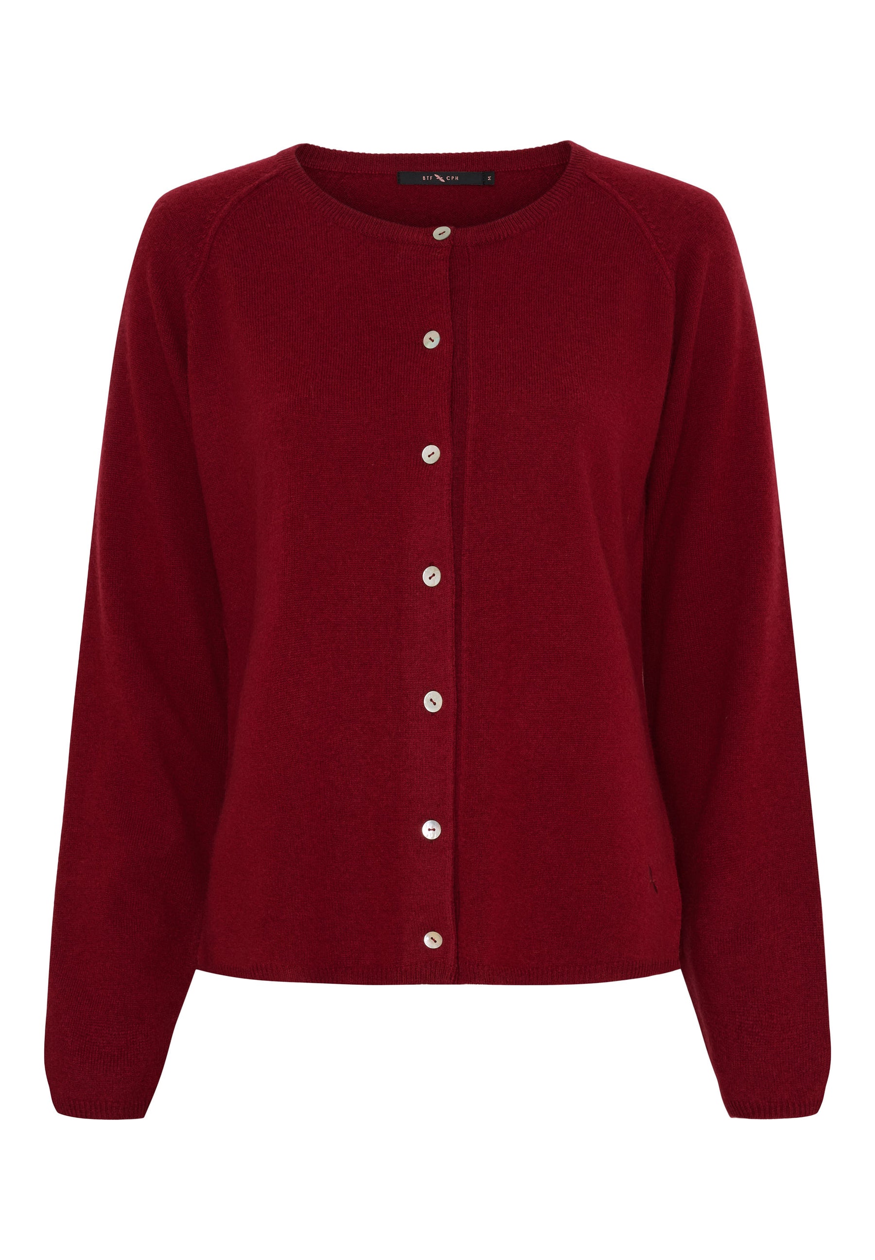 BTFCPH Cardigan i cashmere blanding Cardigans Cherry