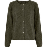 BTFCPH Cardigan i cashmere blanding Cardigans Dark Army Melange