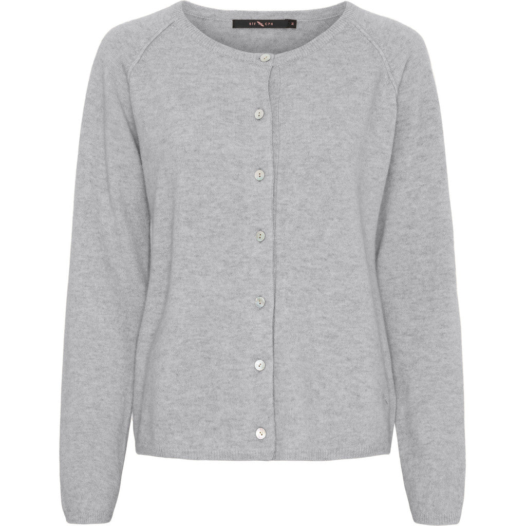 BTFCPH Cardigan i cashmere blanding Cardigans Grå