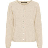 BTFCPH Cardigan i cashmere blanding Cardigans Ivory Melange