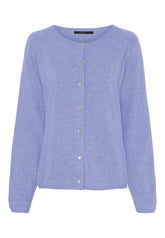 BTFCPH Cardigan i cashmere blanding Cardigans Lavander Blue Melange
