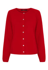 BTFCPH Cardigan i cashmere blanding Cardigans Rød