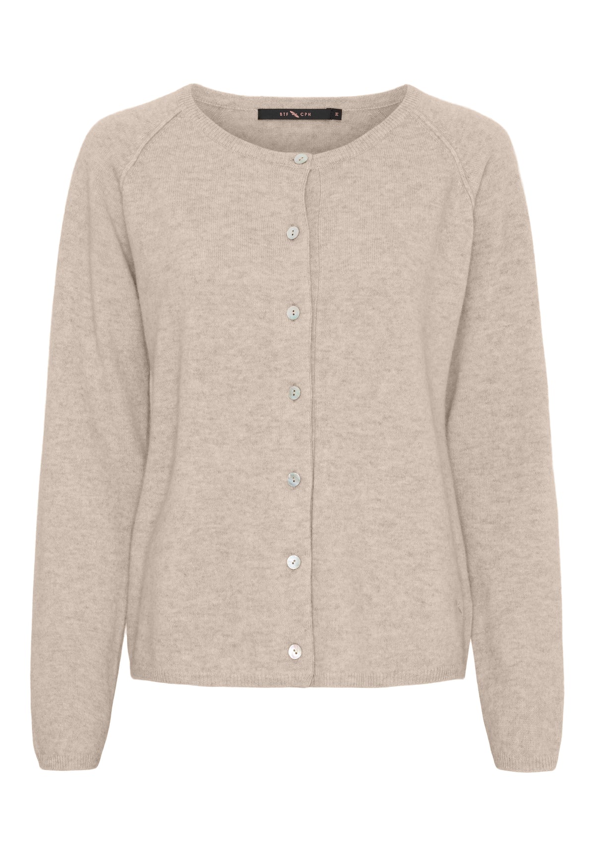 BTFCPH Cardigan i cashmere blanding Cardigans Sand Melange