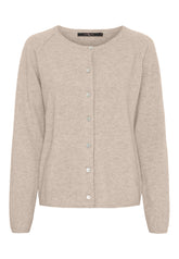 BTFCPH Cardigan i cashmere blanding Cardigans Sand Melange