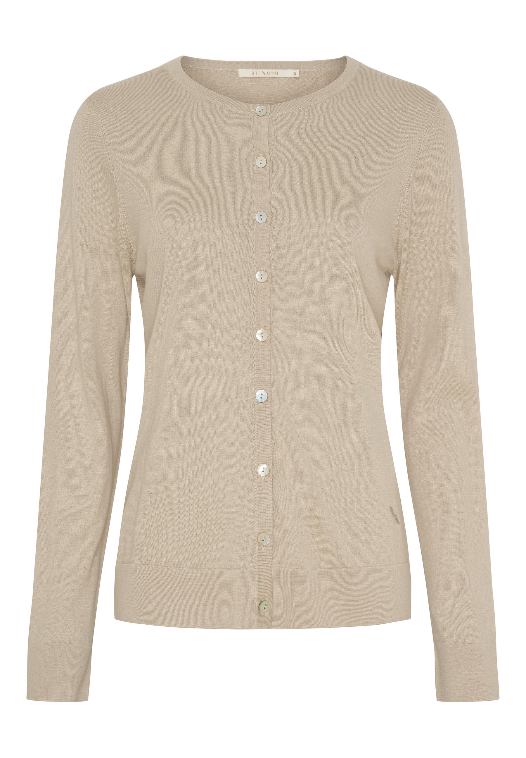 BTFCPH Cardigan i silke og cashmere Cardigans Beige