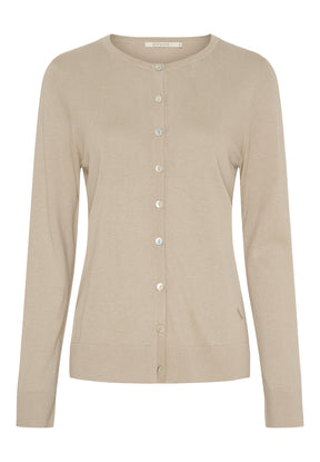 BTFCPH Cardigan i silke og cashmere Cardigans Beige