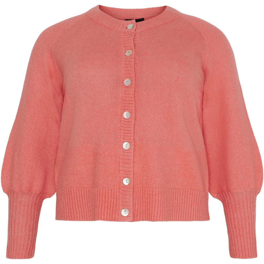 NO. 1 BY OX Cardigan med ballonærmer Sweaters Mermalade Rose