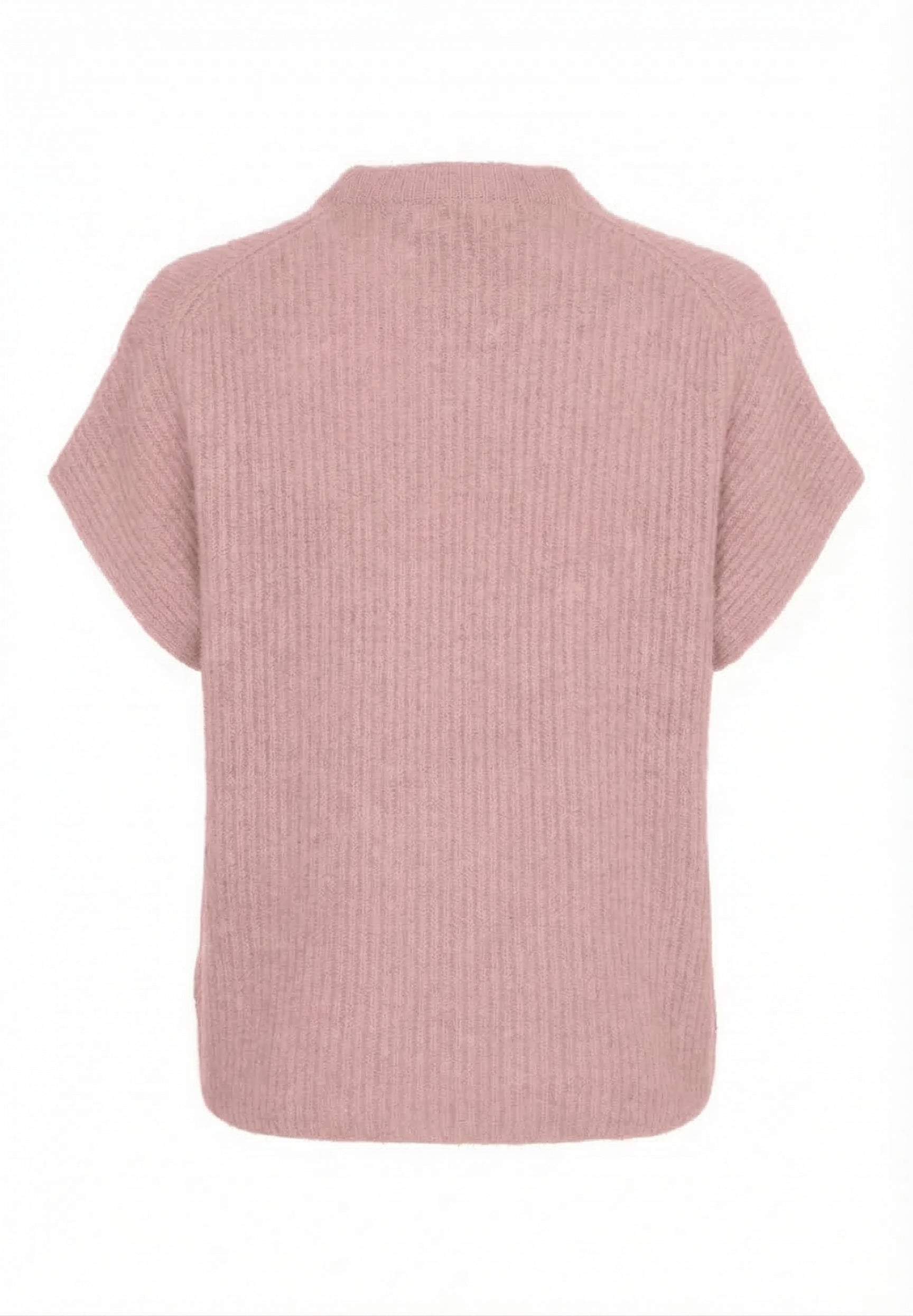 BTFCPH Cashmere cardigan med korte ærmer i vaskebjørnsgarn Veste Pink Sand
