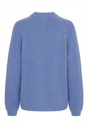 BTFCPH Cashmere cardigan med vaskebjørns-garn Cardigans Ocean Blue