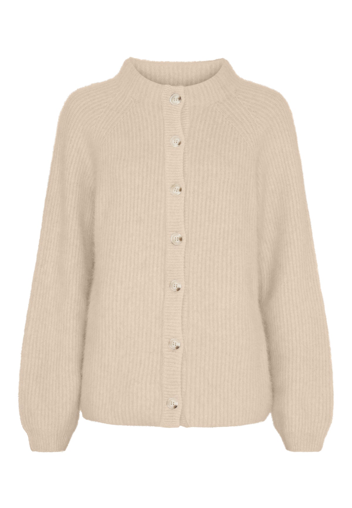 BTFCPH Cashmere cardigan med vaskebjørns-garn Cardigans Sand Beige