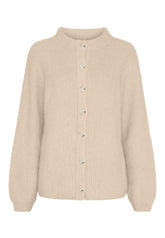 BTFCPH Cashmere cardigan med vaskebjørns-garn Cardigans Sand Beige