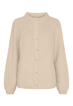 BTFCPH Cashmere cardigan med vaskebjørns-garn Cardigans Sand Beige