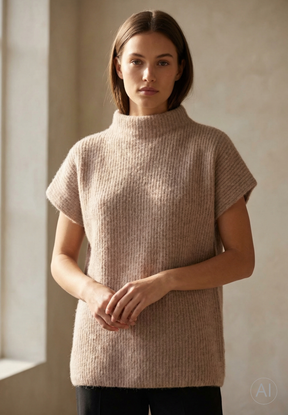 BTFCPH Cashmere med vaskebjørns-garn Pullovers Brun