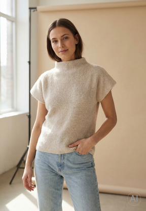BTFCPH Cashmere med vaskebjørns-garn Pullovers Light Beige