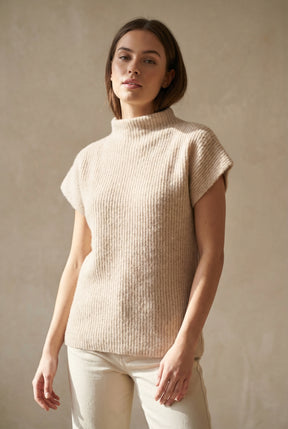 BTFCPH Cashmere med vaskebjørns-garn Pullovers Sand Beige