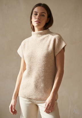 BTFCPH Cashmere med vaskebjørns-garn Pullovers Sand Beige