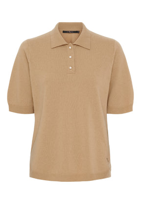 BTFCPH Cashmere pullover med korte ærmer Pullovers Hazelnut