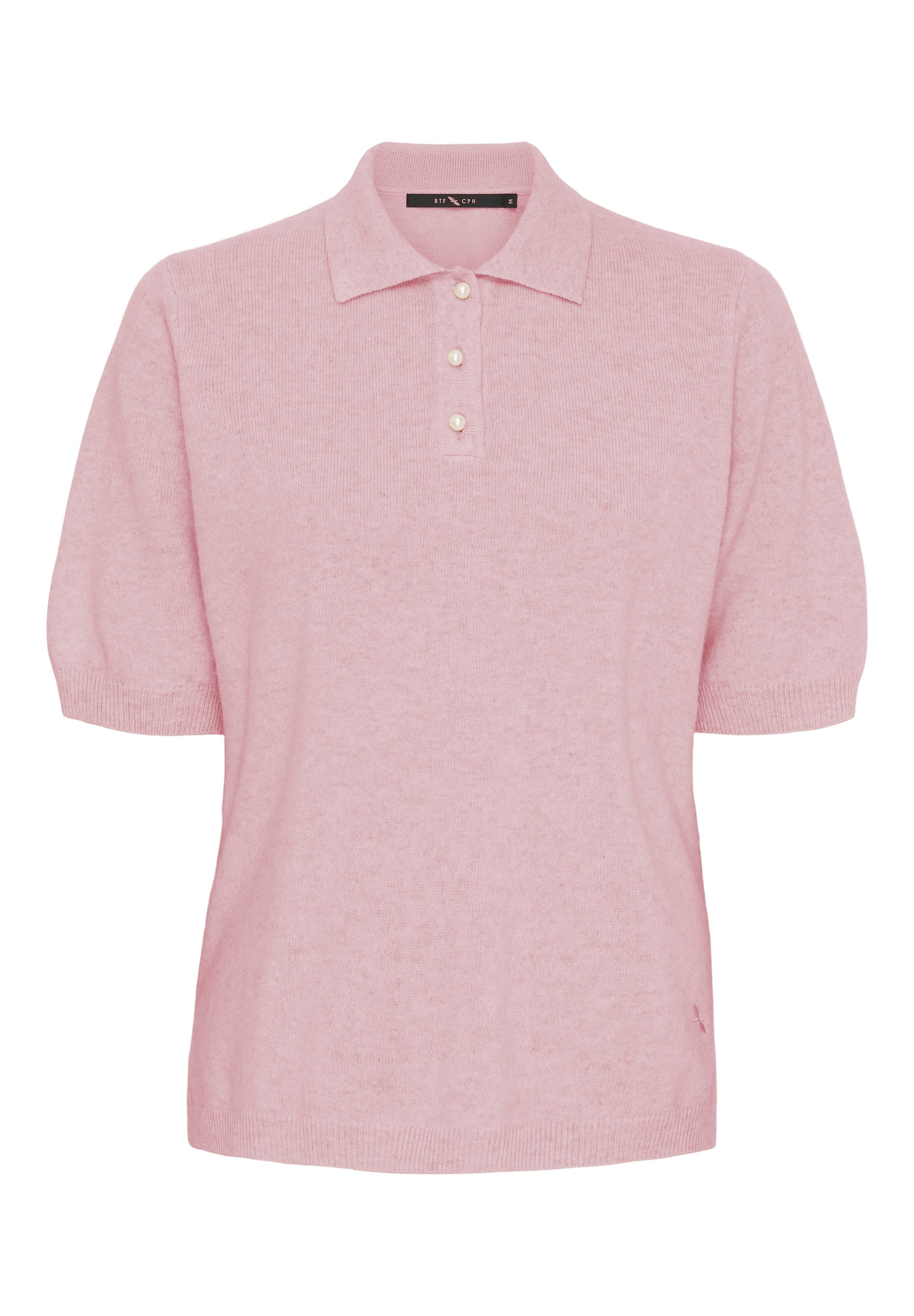 BTFCPH Cashmere pullover med korte ærmer Pullovers Rosa