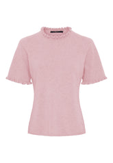 BTFCPH Cashmere strik med flæser Pullovers Rosa