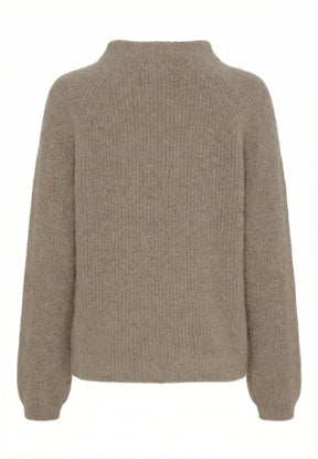 BTFCPH Cashmere strik med vaskebjørns-garn Pullovers Brun