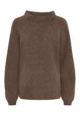 BTFCPH Cashmere strik med vaskebjørns-garn Pullovers Brun