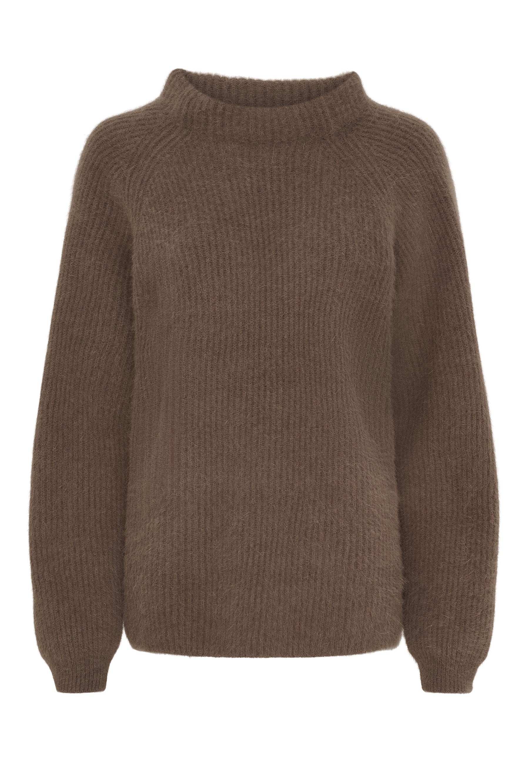BTFCPH Cashmere strik med vaskebjørns-garn Pullovers Brun