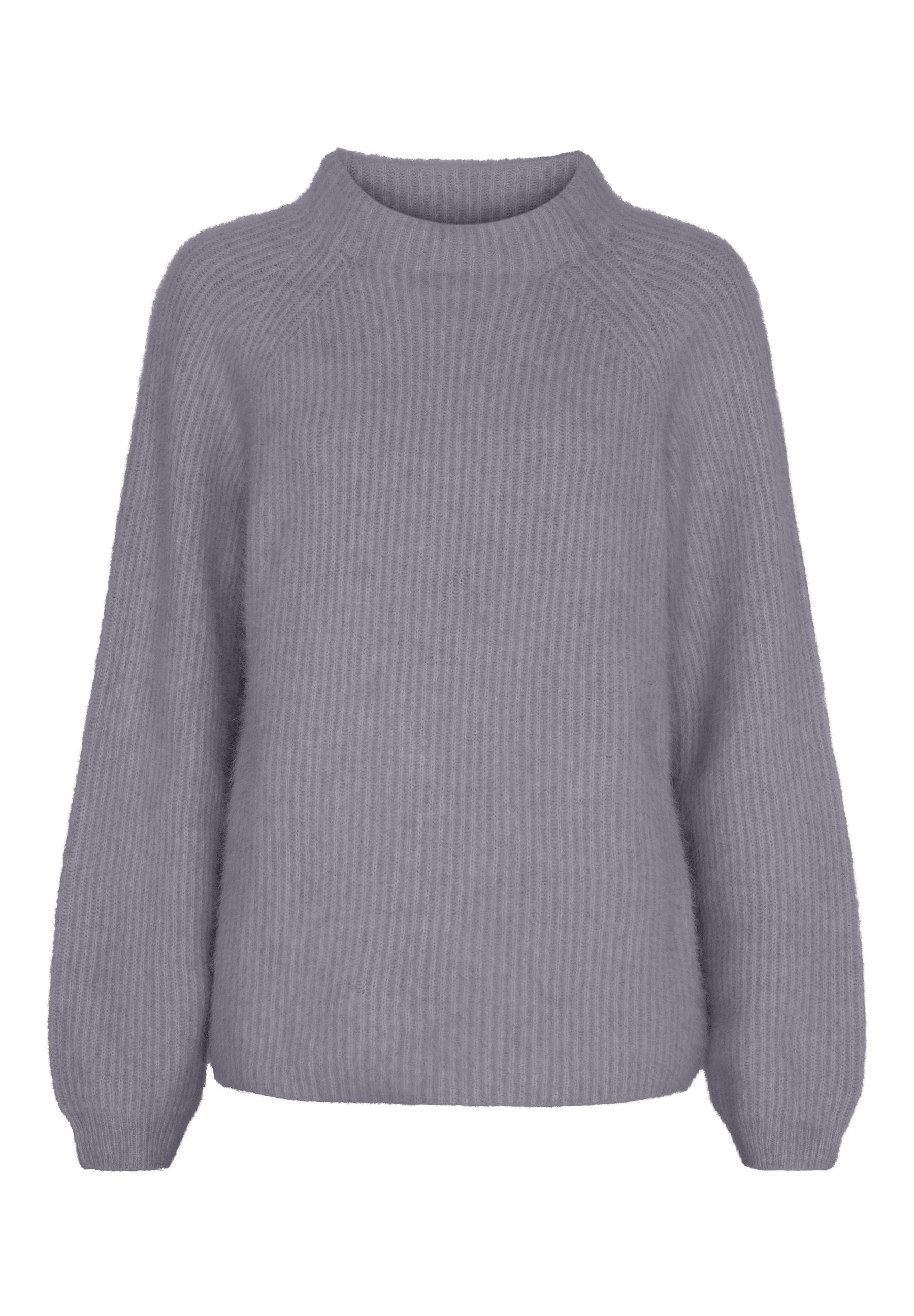 BTFCPH Cashmere strik med vaskebjørns-garn Pullovers Grå