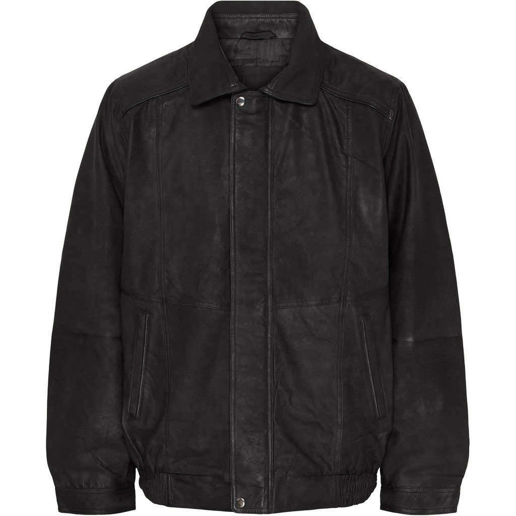 NOTYZ HIM Classic jacket with elastic rib Jakker Sort