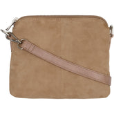 BTFCPH Clutch i ruskind Tasker Ivory w. Silver acc.