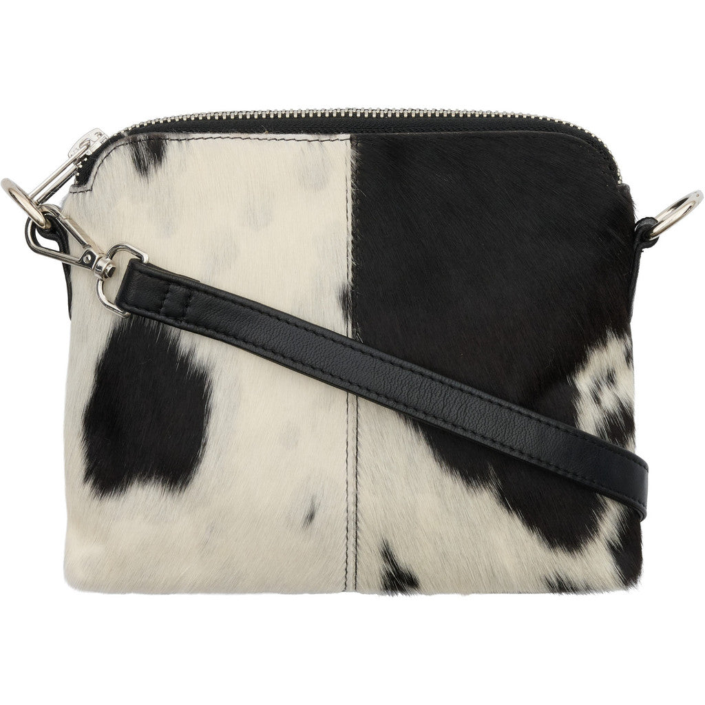 Orchid Cow Clutch Tasker Brown w. Shiny Silver acc.