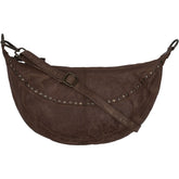Orchid Cross-body Bag Tasker Deep Brown w. Antique Brass acc.