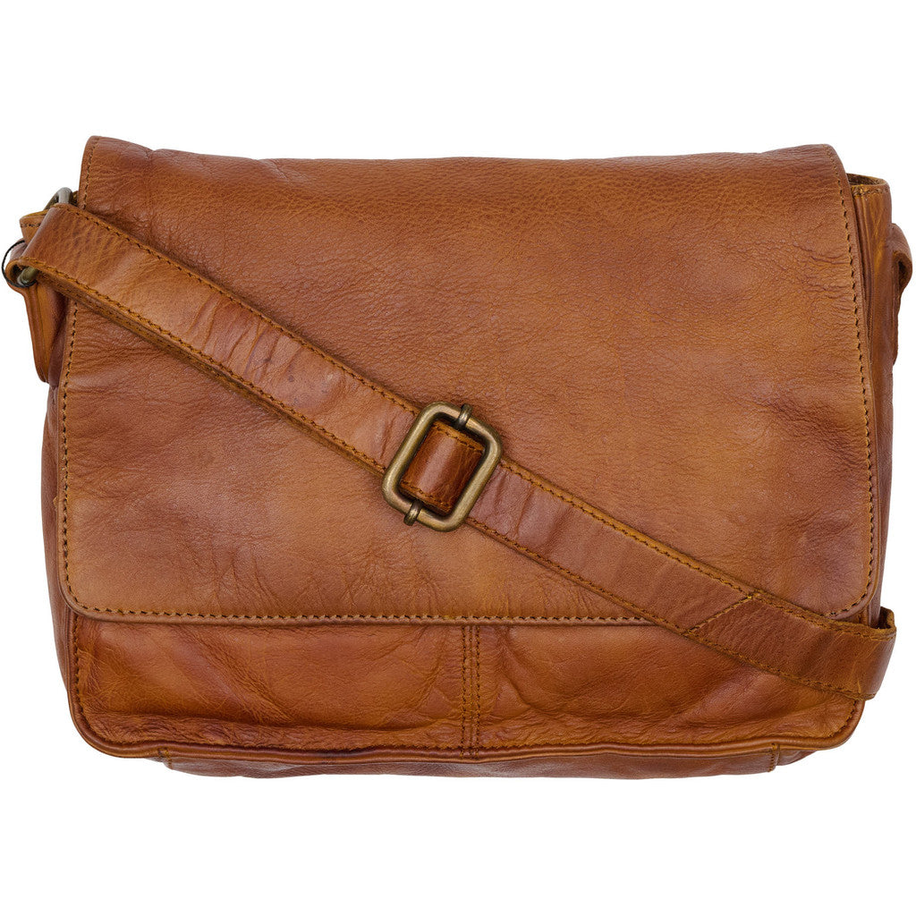 Orchid Cross Body Bag Tasker Tan w. Antique Brass acc.