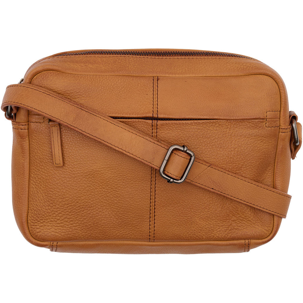 Orchid Crossbody Clutch i læder Tasker Brun