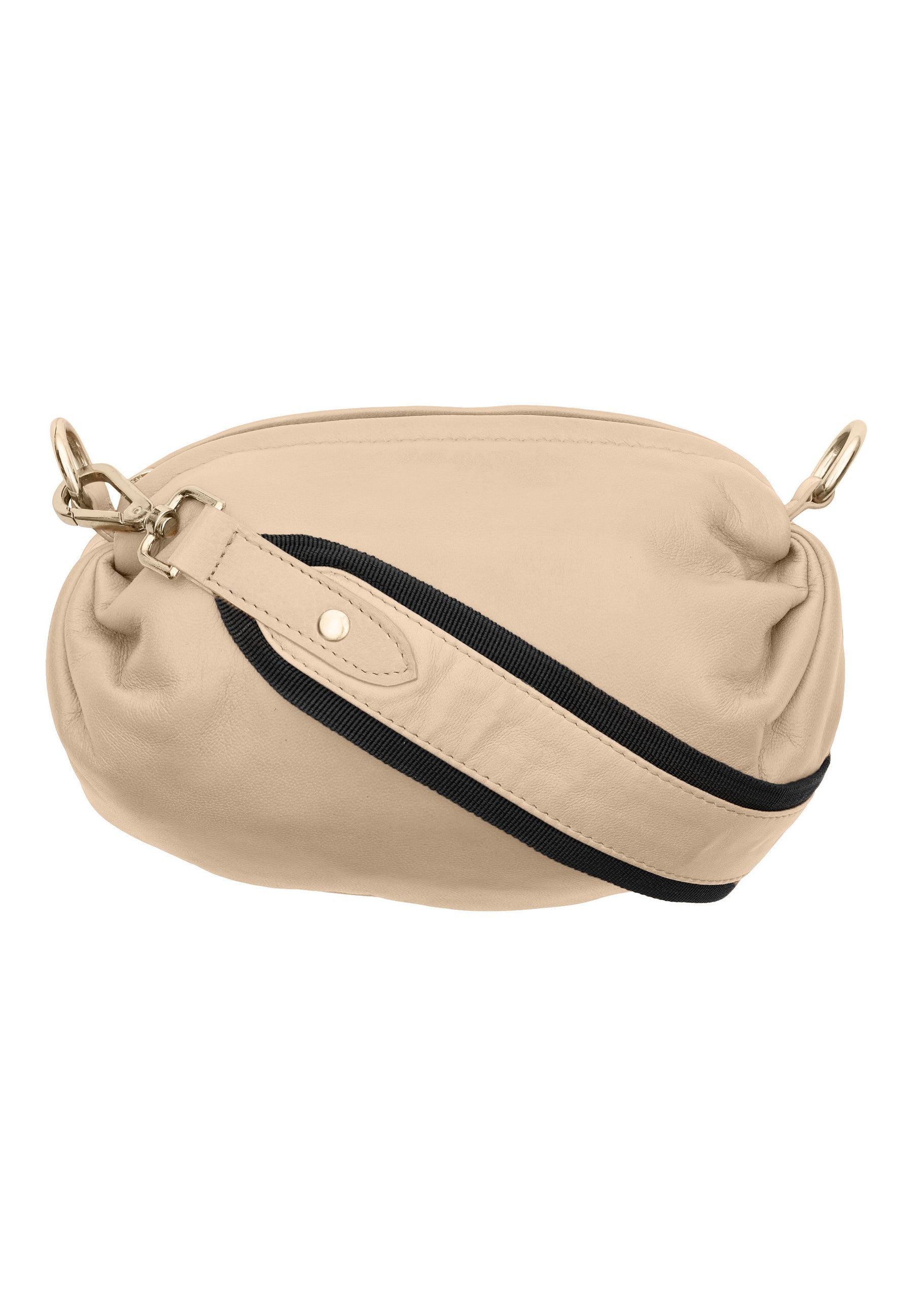 BTFCPH Crossbody clutch i skind Tasker Beige