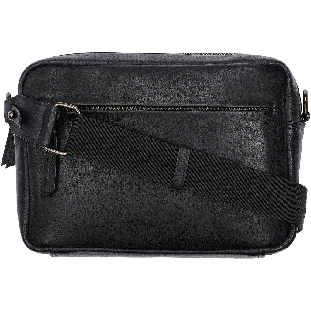 Orchid Crossbody clutch i skind Tasker Sort