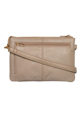 Orchid Crossbody taske i læder Tasker Beige