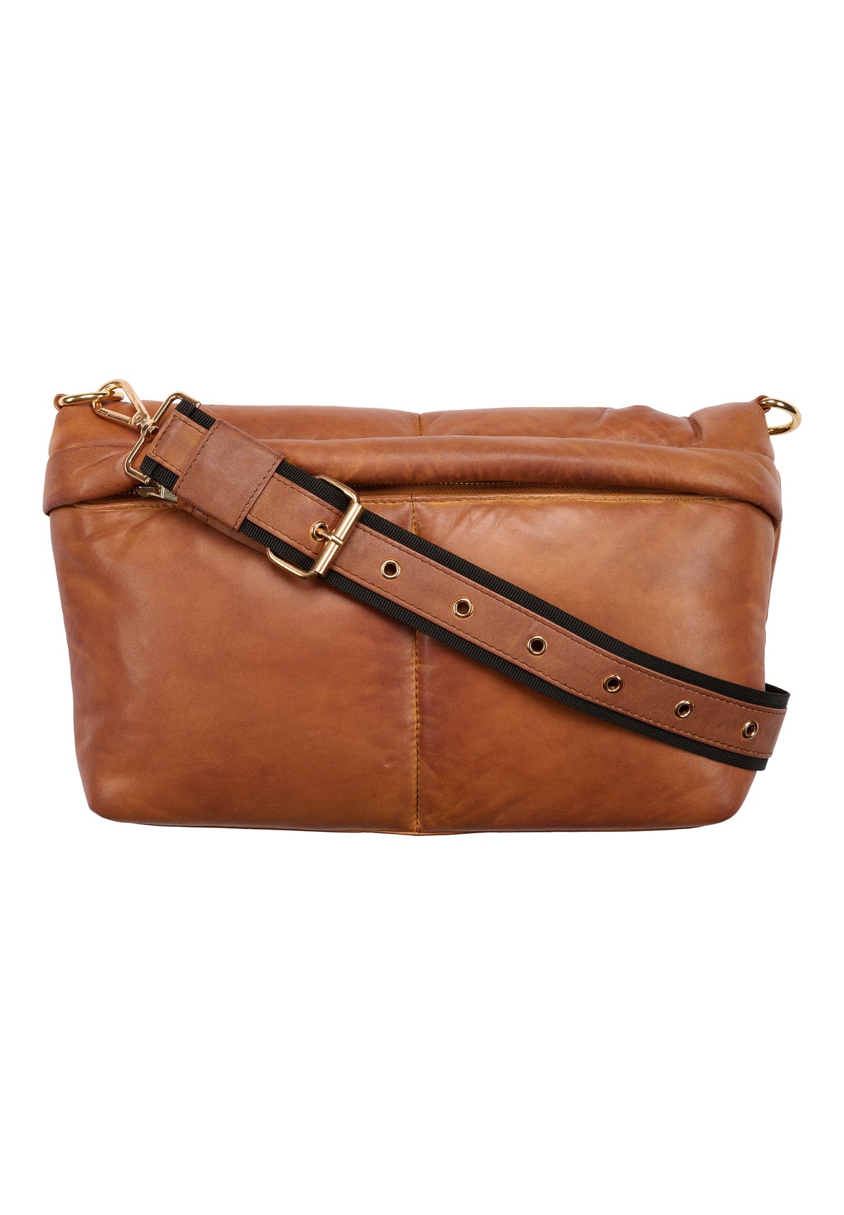 Orchid Crossbody taske i læder Tasker Brun