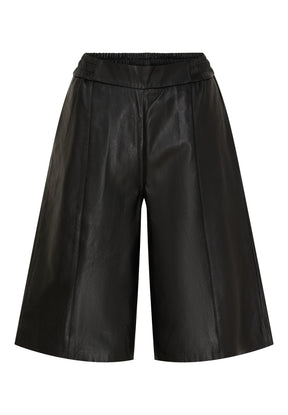 BTFCPH Culottes i læder Bukser Sort