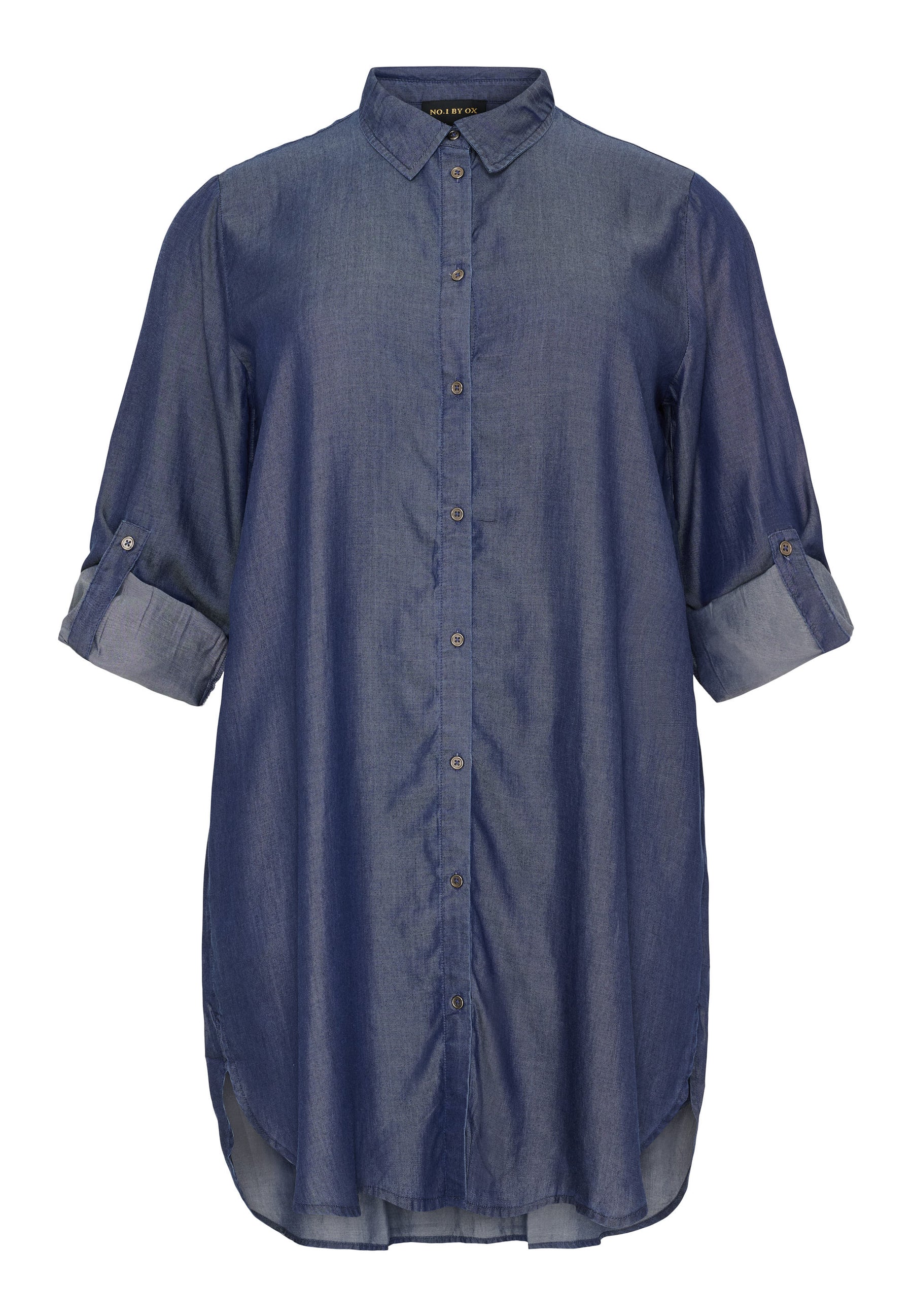 NO. 1 BY OX Denim skjortekjole Skjorter Blå