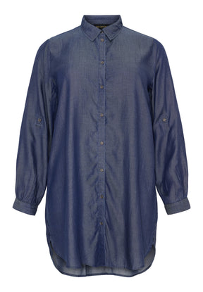 NO. 1 BY OX Denim skjortekjole Skjorter Blå