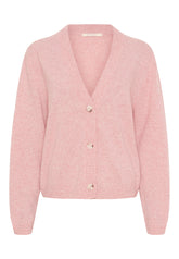 BTFCPH Eksklusiv cardigan i 100% cashmere Cardigans Quartz Pink Melange
