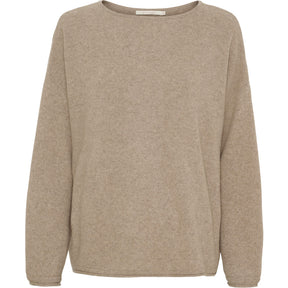 BTFCPH Eksklusiv oversized pullover i 100% cashmere Knit Natural Brown
