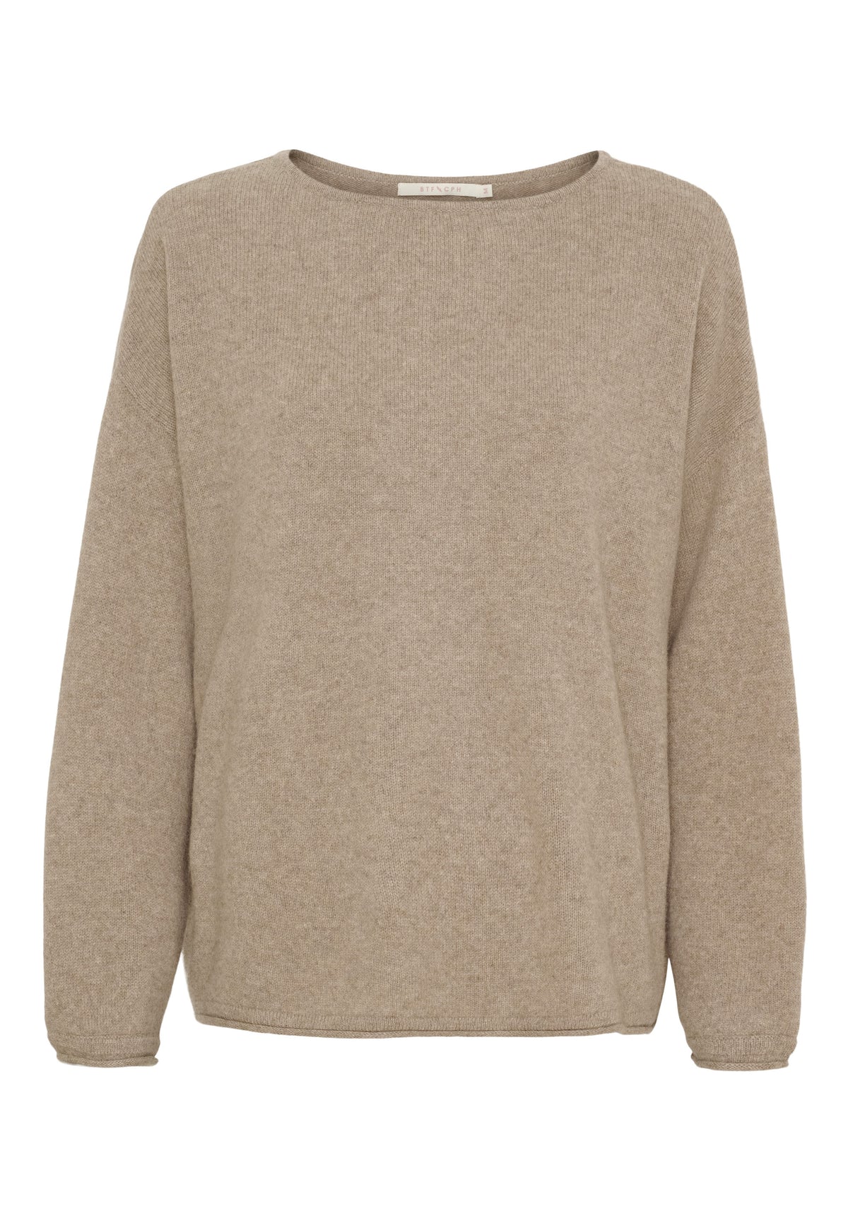 BTFCPH Eksklusiv oversized pullover i 100% cashmere Knit Natural Brown