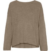 BTFCPH Eksklusiv oversized pullover i 100% cashmere Knit Natural Brown