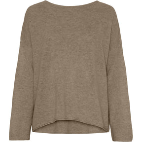 BTFCPH Eksklusiv oversized pullover i 100% cashmere Knit Natural Brown