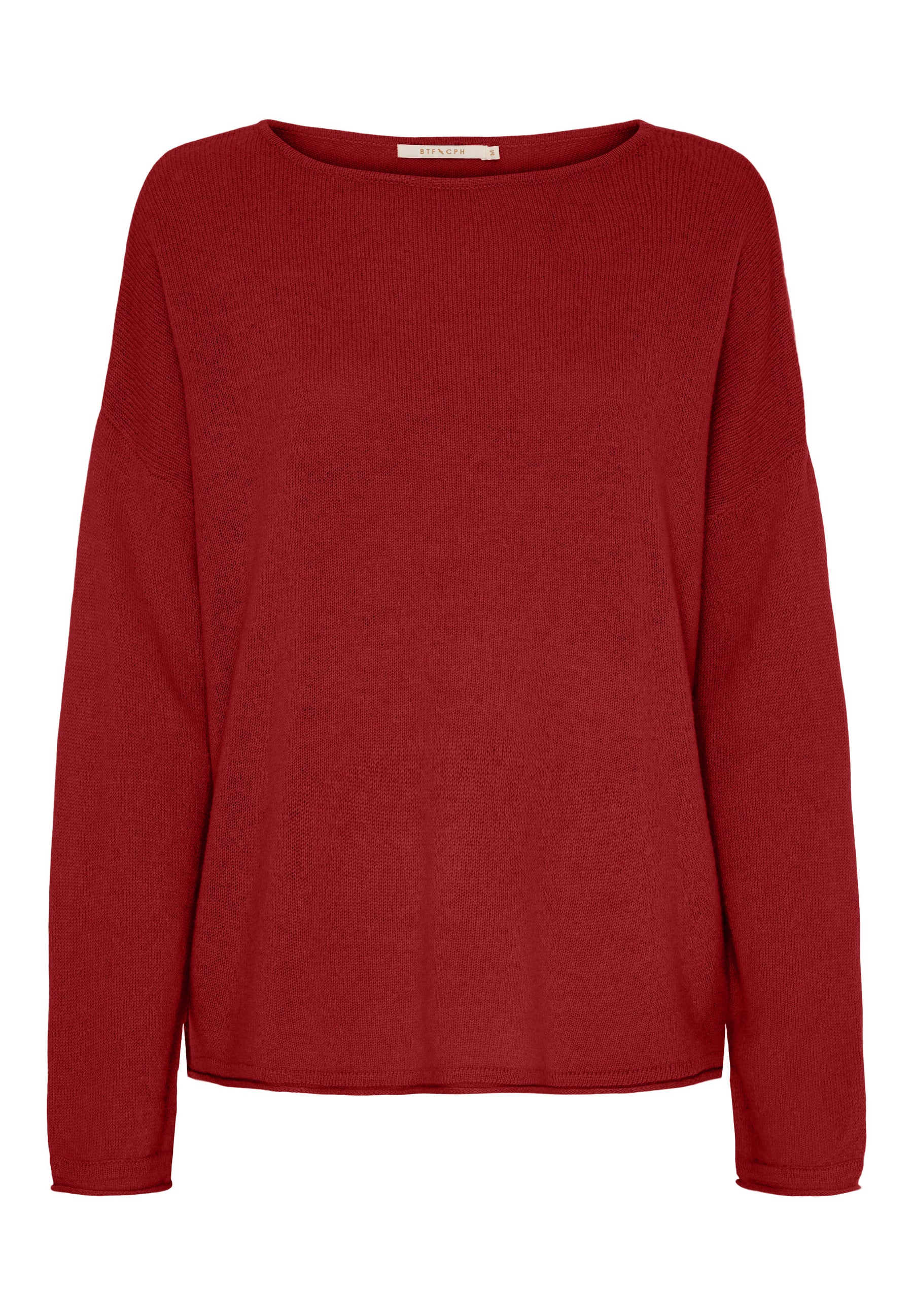 BTFCPH Eksklusiv oversized pullover i 100% cashmere Pullovers Brick Red