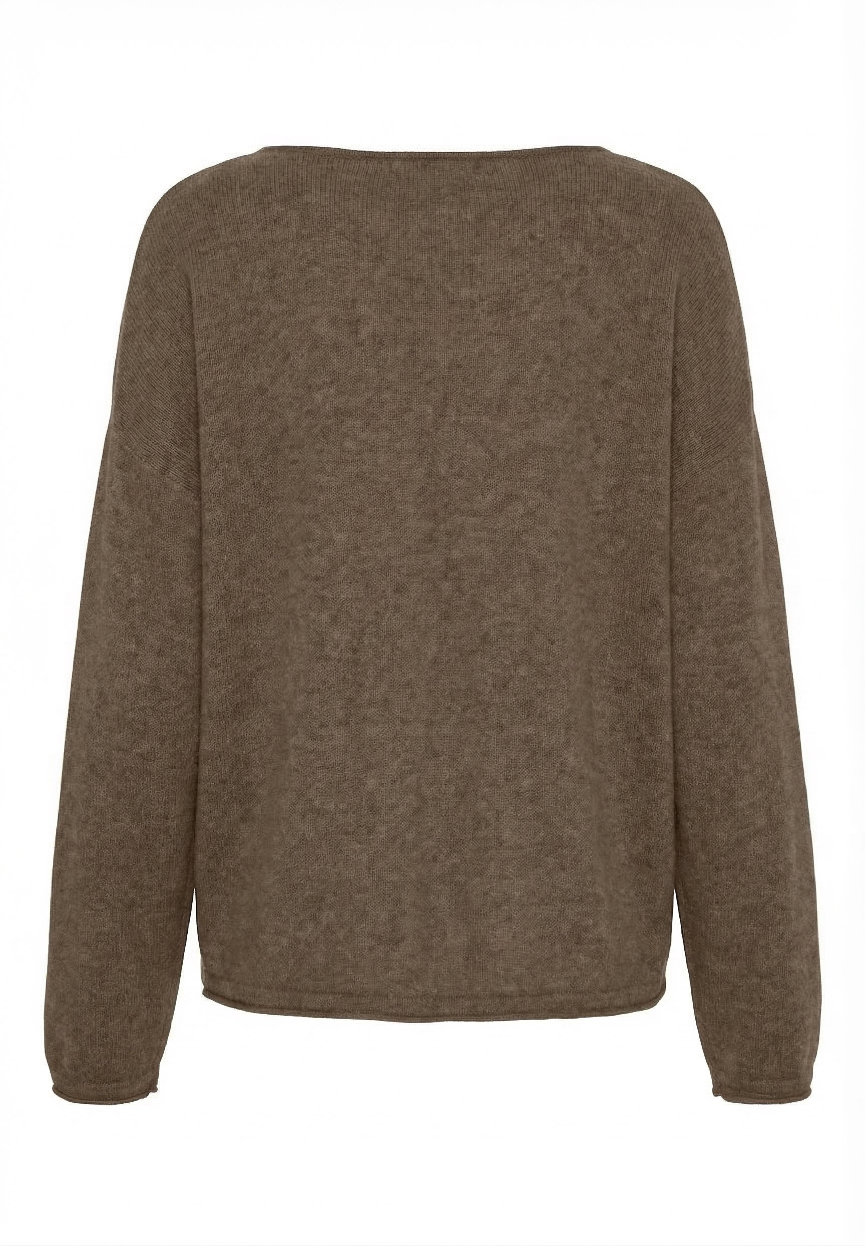 BTFCPH Eksklusiv oversized pullover i 100% cashmere Pullovers Brun