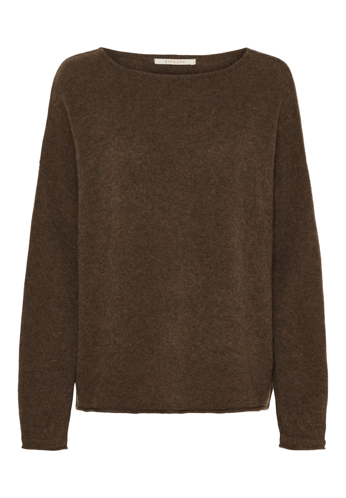 BTFCPH BTFMIRA Oversized Pullover Pullovers Coffee Brown Melange