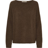 BTFCPH Eksklusiv oversized pullover i 100% cashmere Pullovers Dark Brown Melange