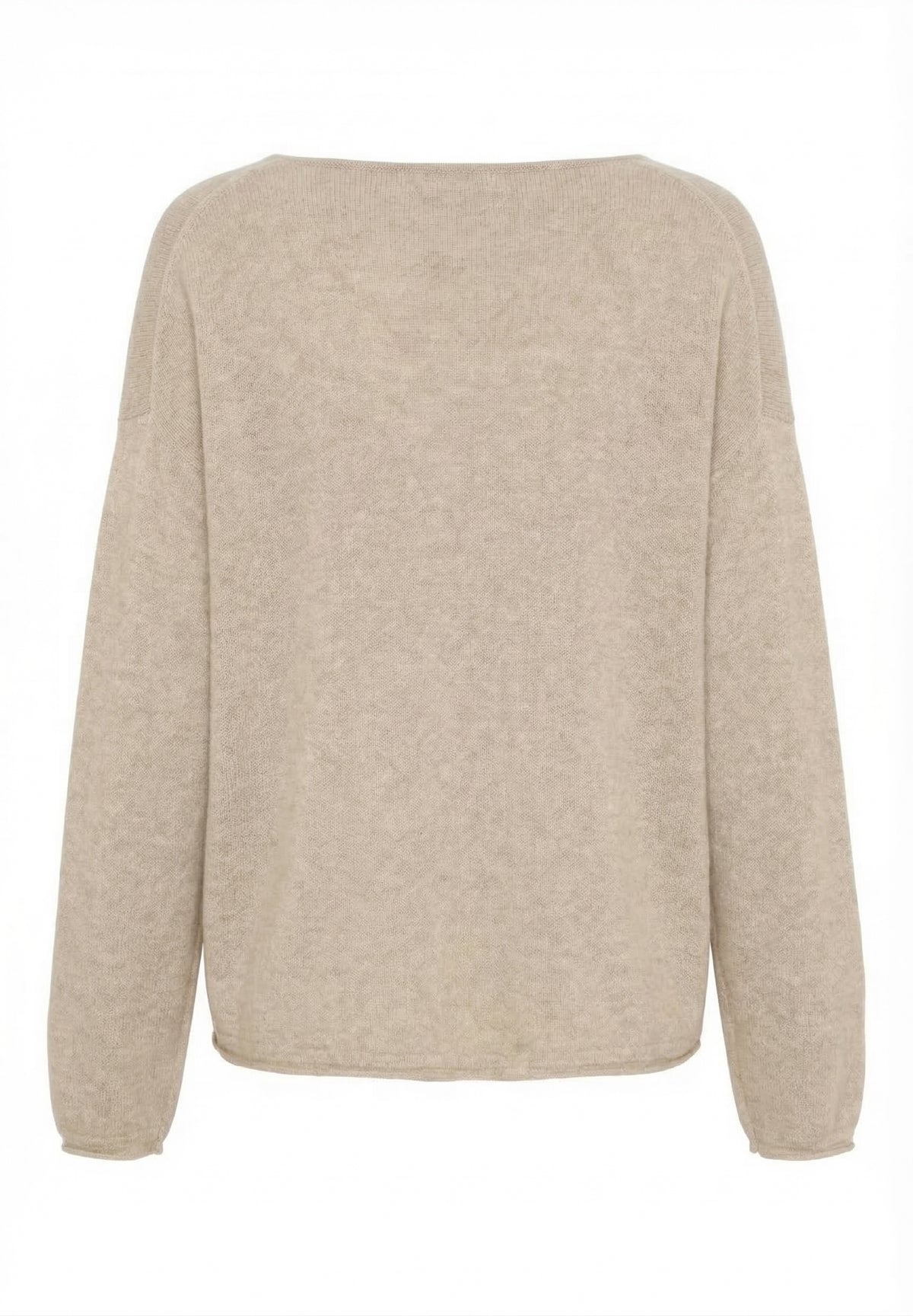 BTFCPH Eksklusiv oversized pullover i 100% cashmere Pullovers Nougat Melange